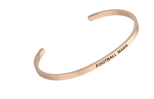 Embracelet Football Mom Rose Gold