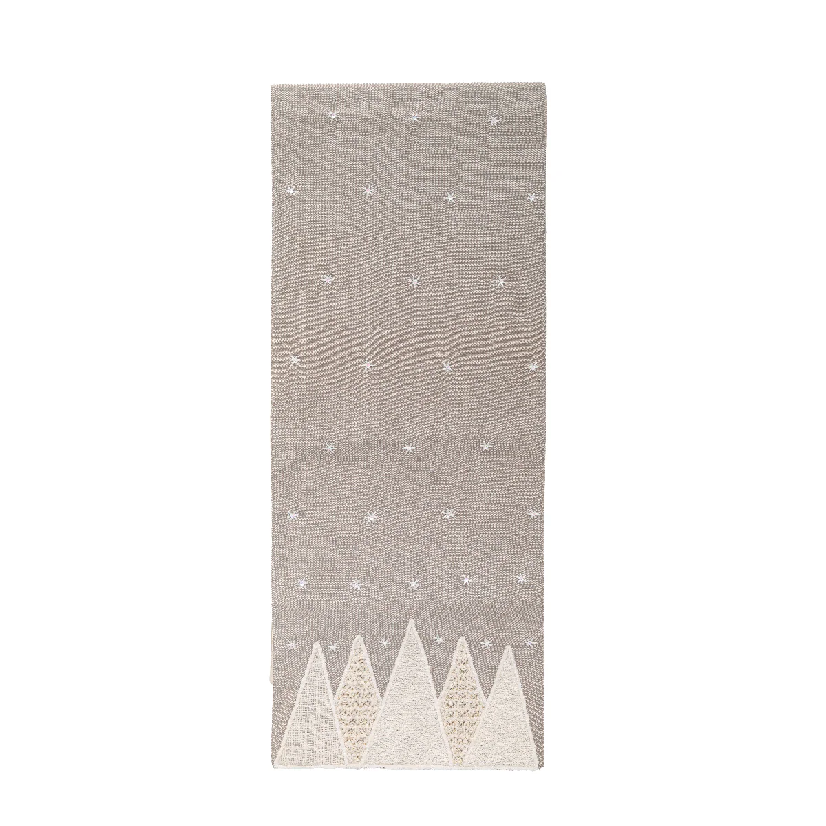 Embroidered Christmas Tree Table Runner