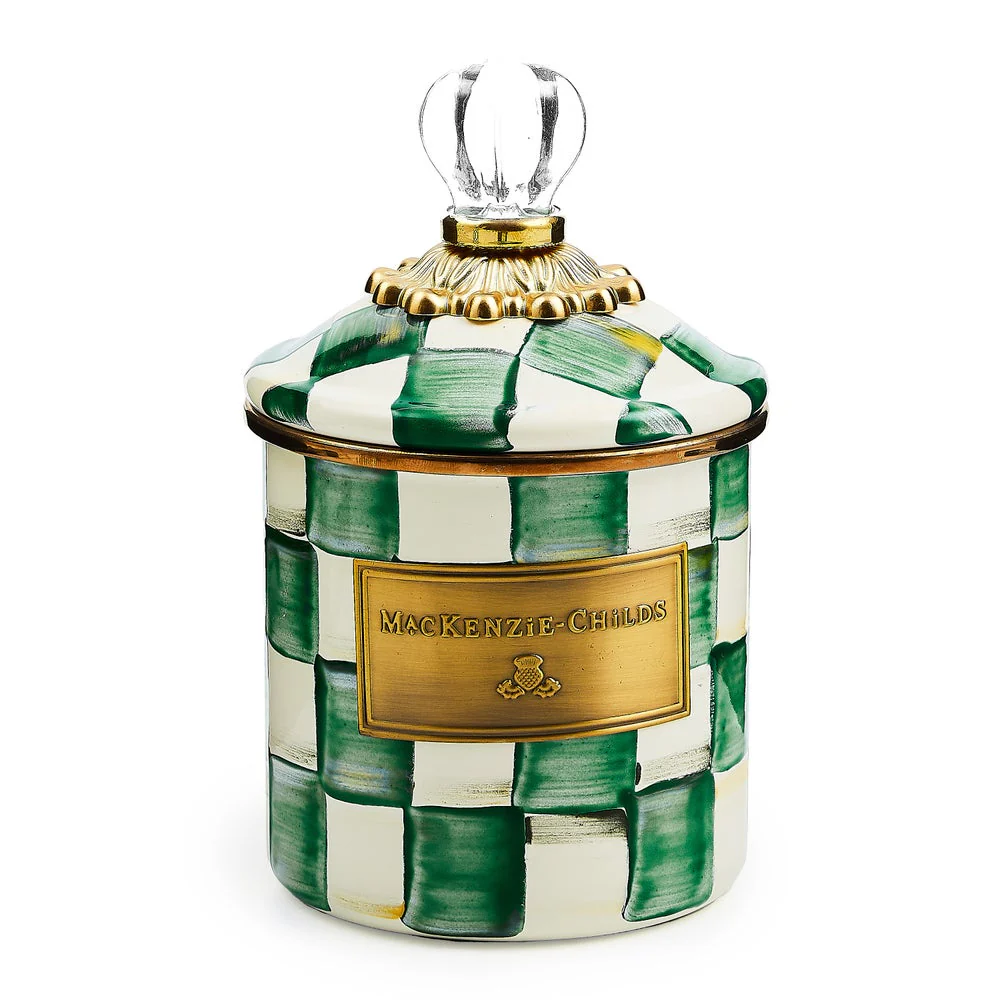Emerald Check Demi Canister - Image 2