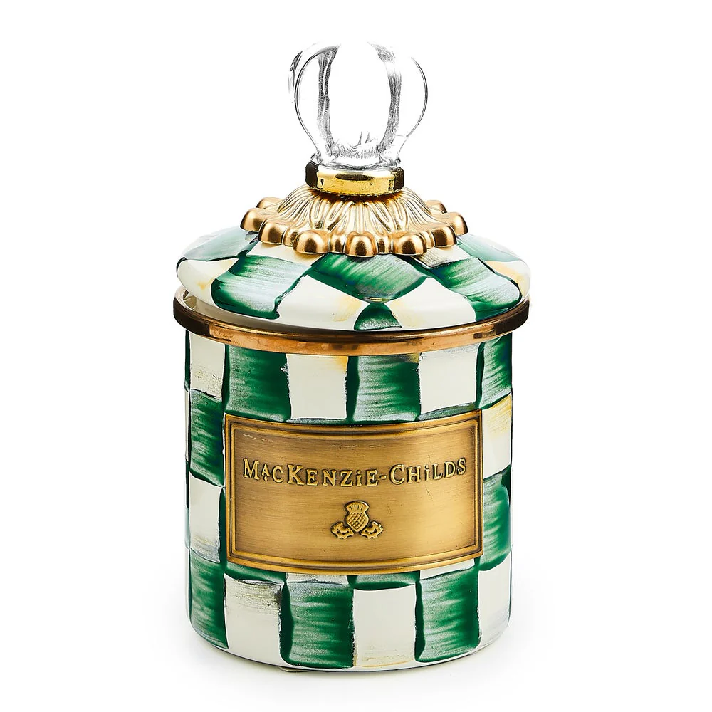 Emerald Check Mini Canister - Image 2