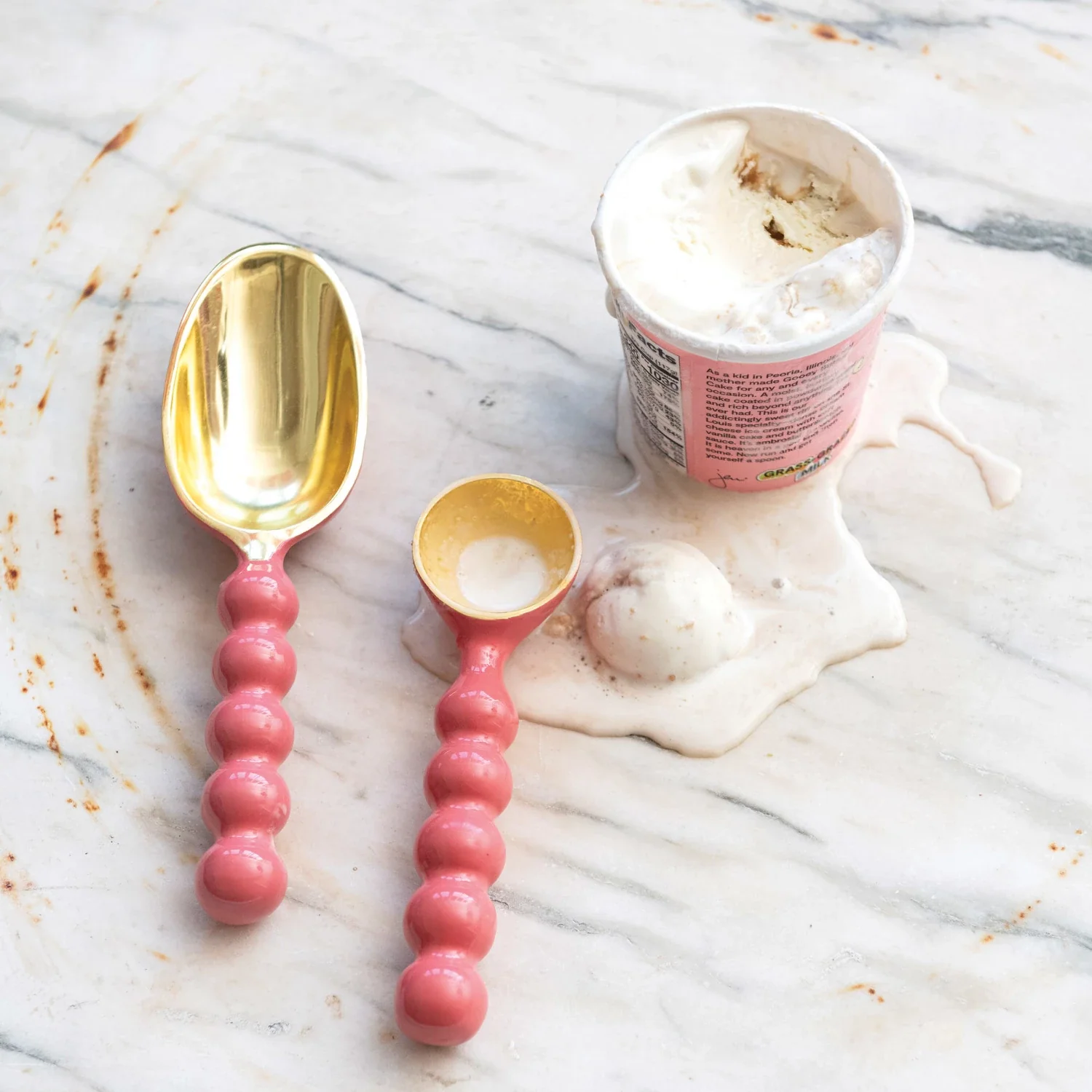 Enameled Aluminum Ice Cream Scoop - Image 3
