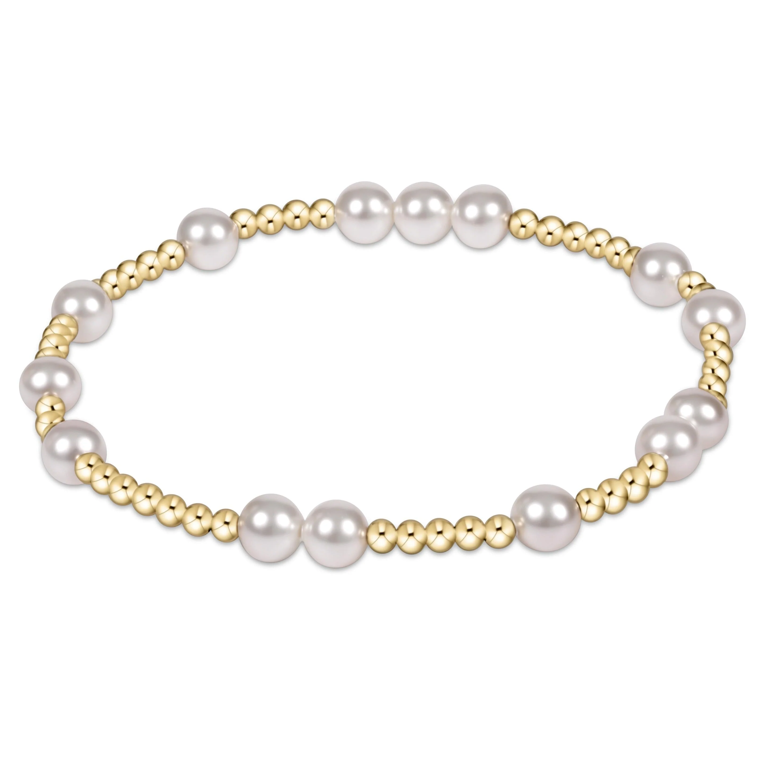 Enewton Extends - Hope Unwritten 6MM Bead Bracelet - Pearl - Image 2