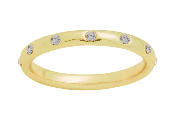 Eternity CZ Gold Layers Ring - Image 5