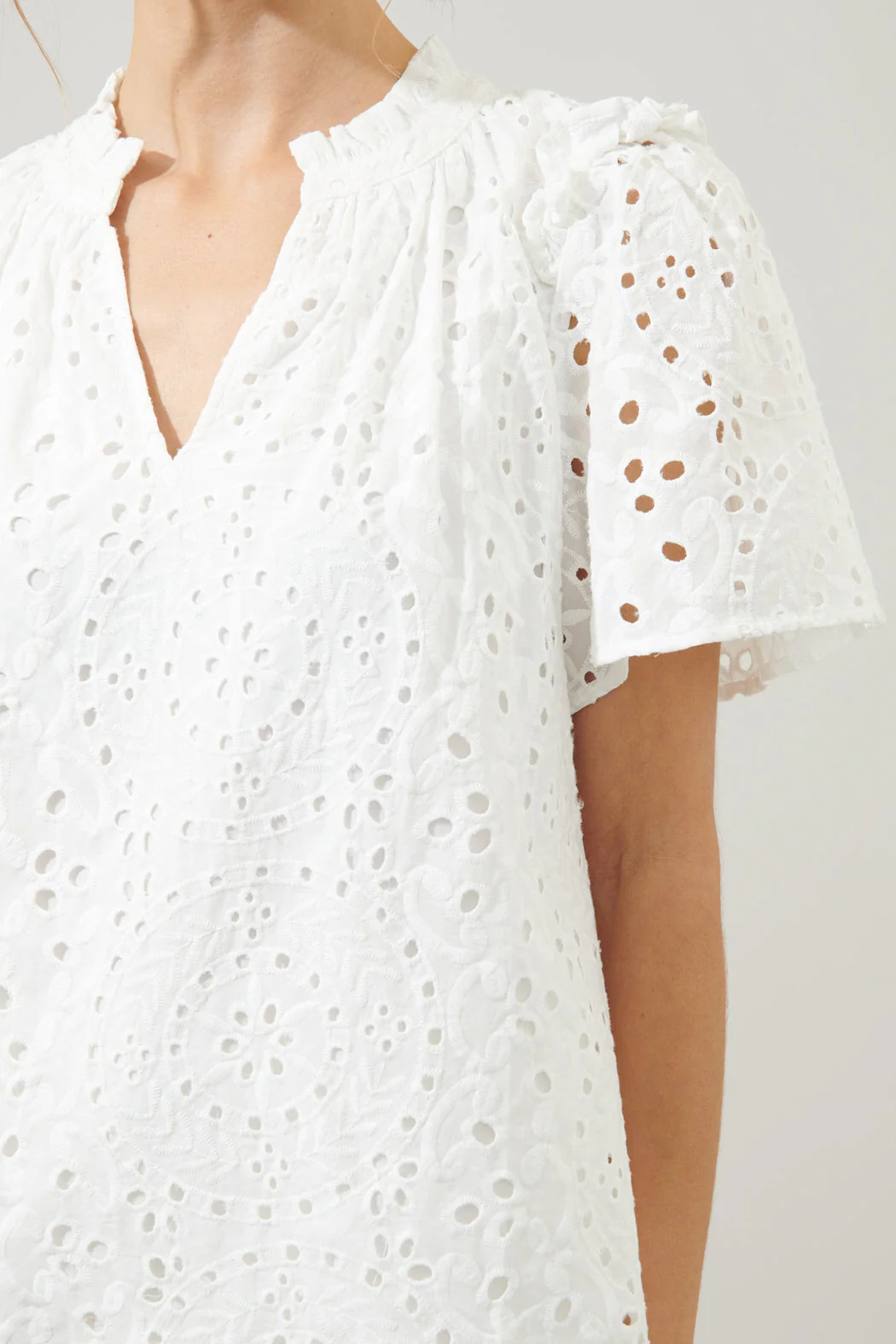 Faye Rain or Shine Eyelet Top - Image 3