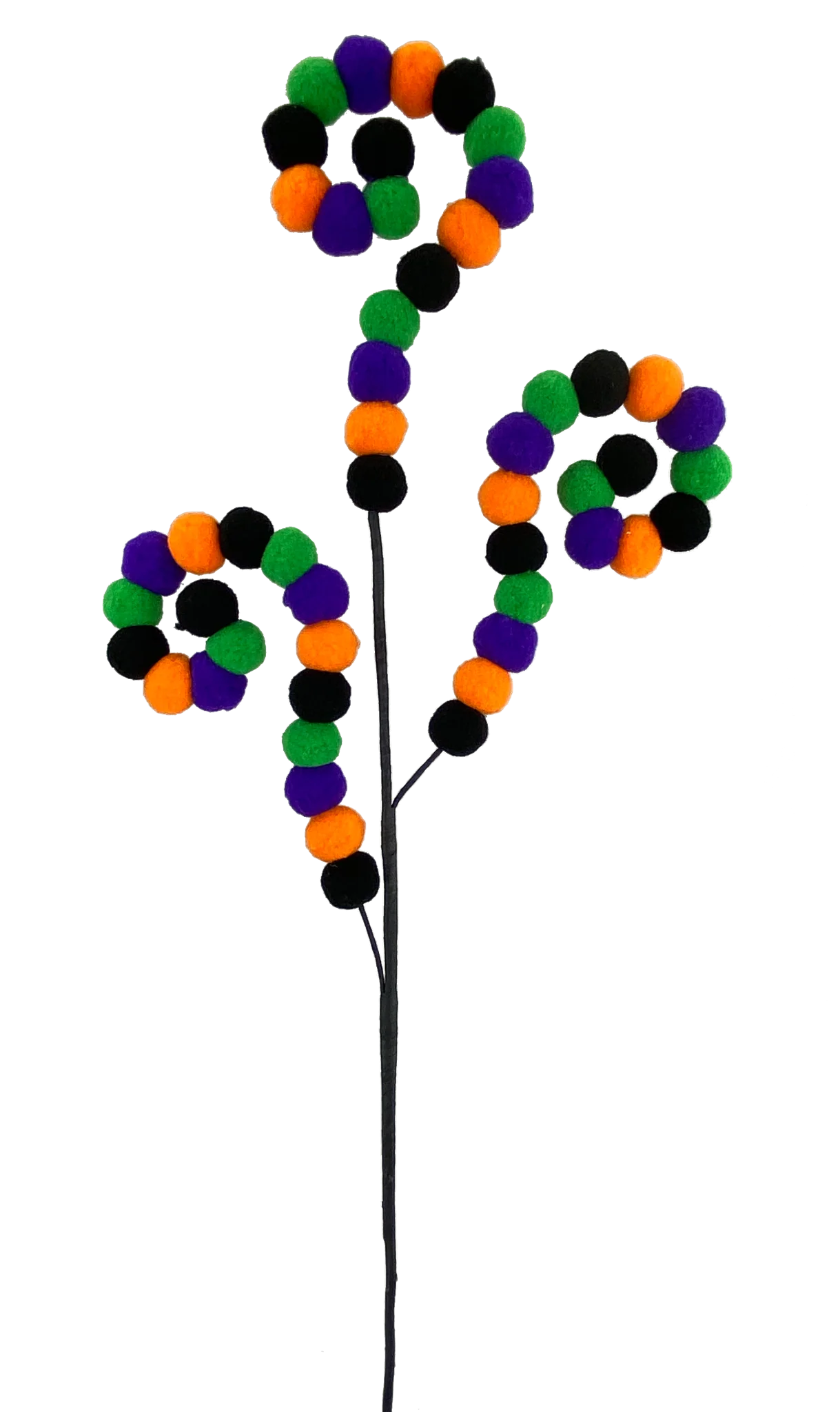 Felt Ball Spiral Curly Spray