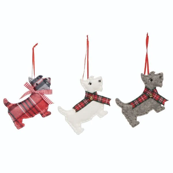 Felt Terrier Orn