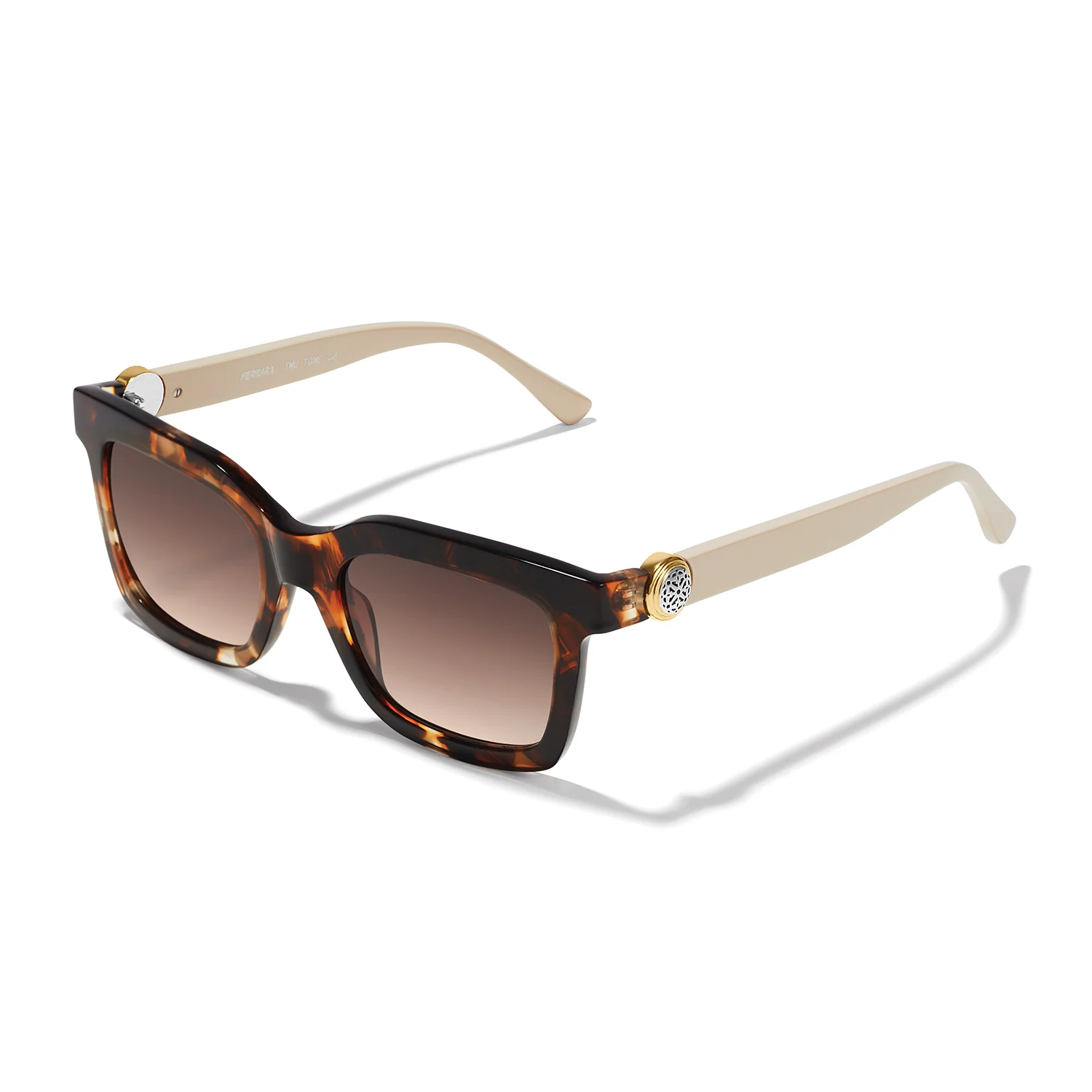 Ferrara Two Tone Sunglasses - Tortoise - Image 4