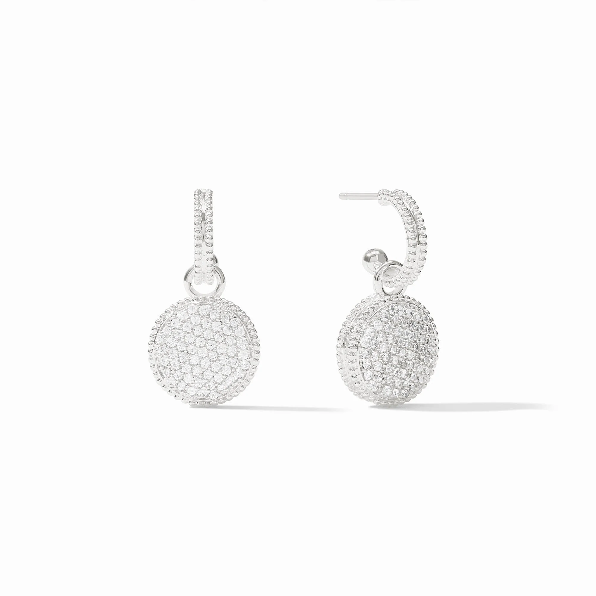 Fleur-de-Lis Hoop & Charm Earring - Image 27
