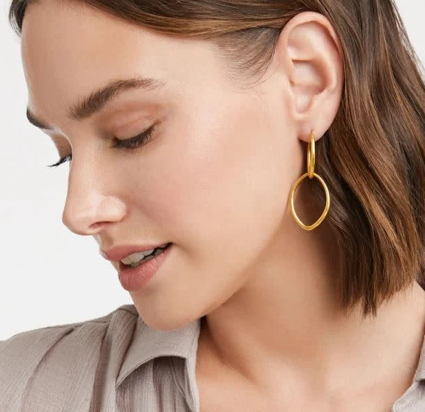 Fleur­de­Lis 2 in 1  Earring - Image 2