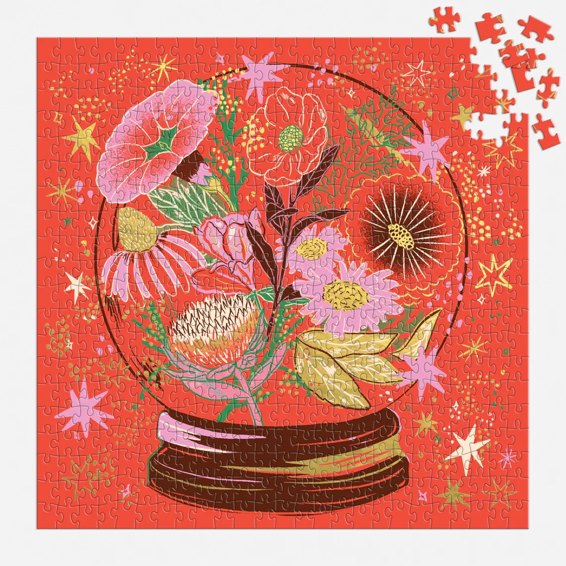 Flower Gazing 500 Piece Foil Puzzle - Image 3