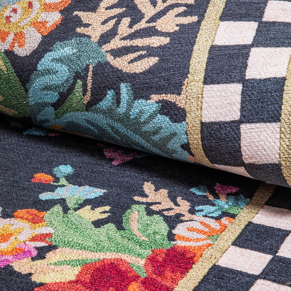 Flower Market 5' x 7'6" Washable Rug - Image 2