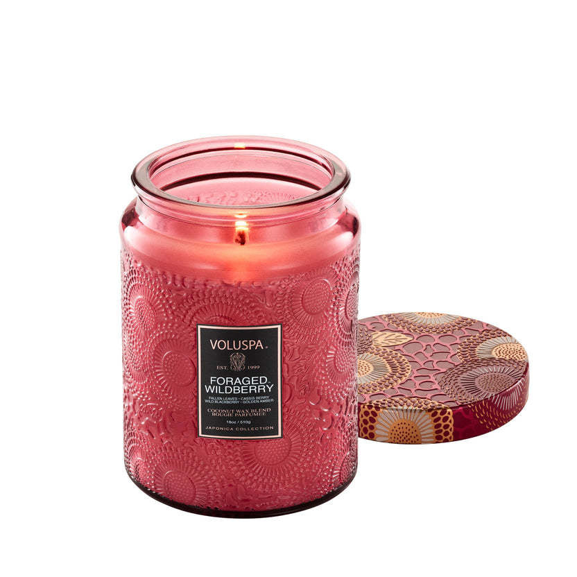 Foraged Wildberry 18oz Large Jar Candle