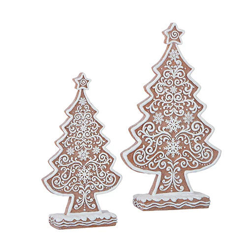 Frosted Gingerbread Tree - Sold Individually - Image 2