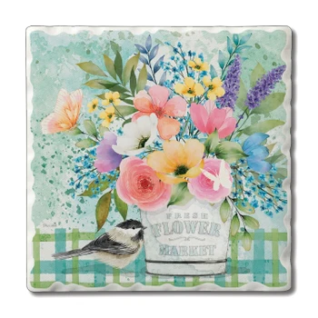 Garden Breeze Tumbled Tile Coaster - Image 12
