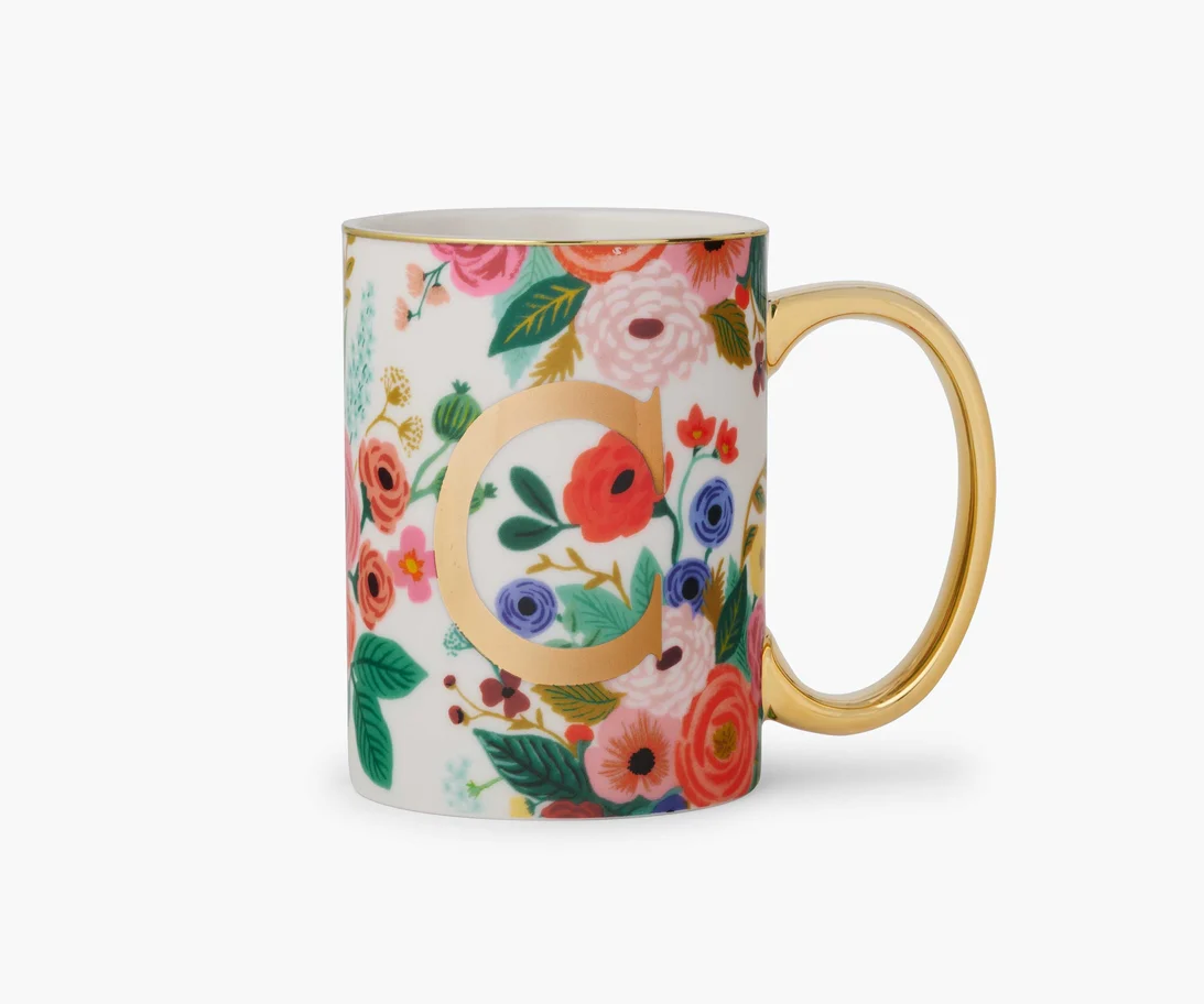 Garden Party Porcelain Monogram Mug - Image 23
