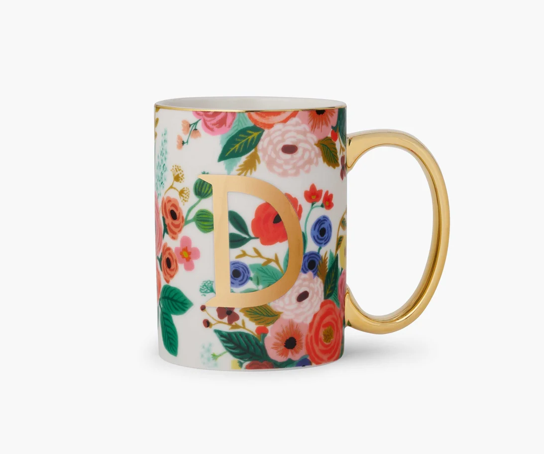 Garden Party Porcelain Monogram Mug - Image 24