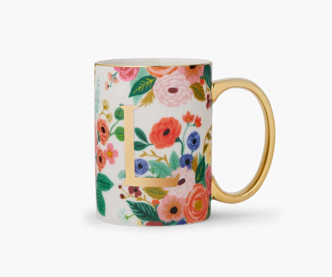 Garden Party Porcelain Monogram Mug - Image 28