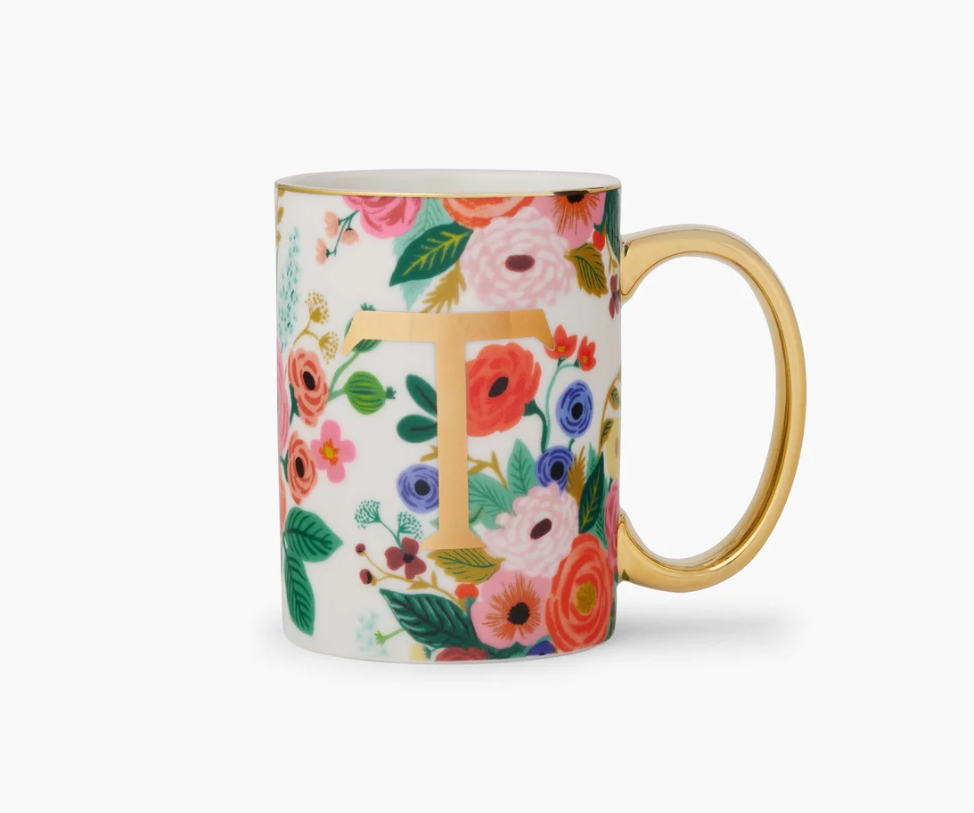Garden Party Porcelain Monogram Mug - Image 33