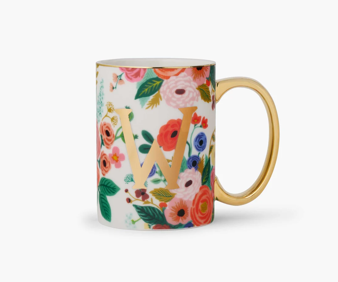 Garden Party Porcelain Monogram Mug - Image 34