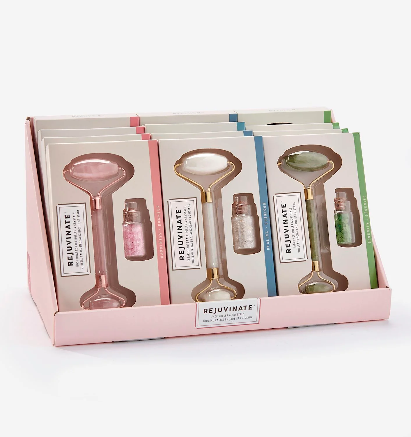 Gemstone Face Roller & Crystals Set - Image 4