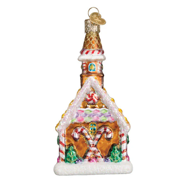 Gingerbread Church Ornament - Image 3