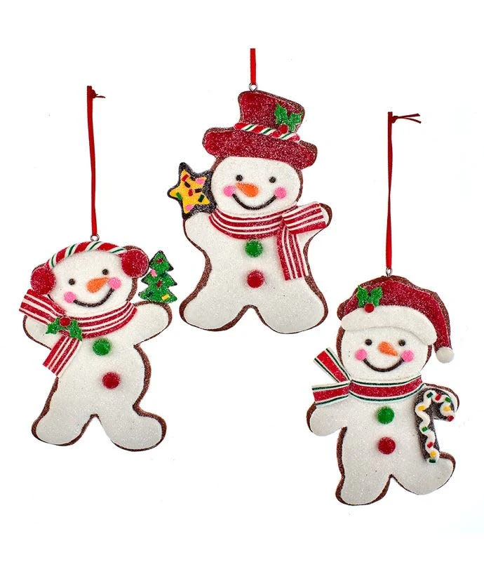 Gingerbread Snowman Ornament