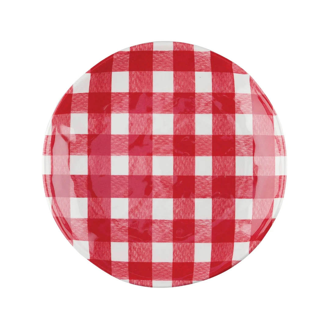 Gingham 6" Melamine Plates - Image 2