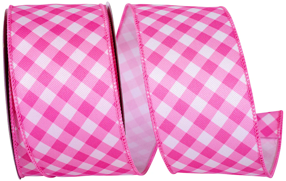 Gingham Diagonal Twill Wired Edge