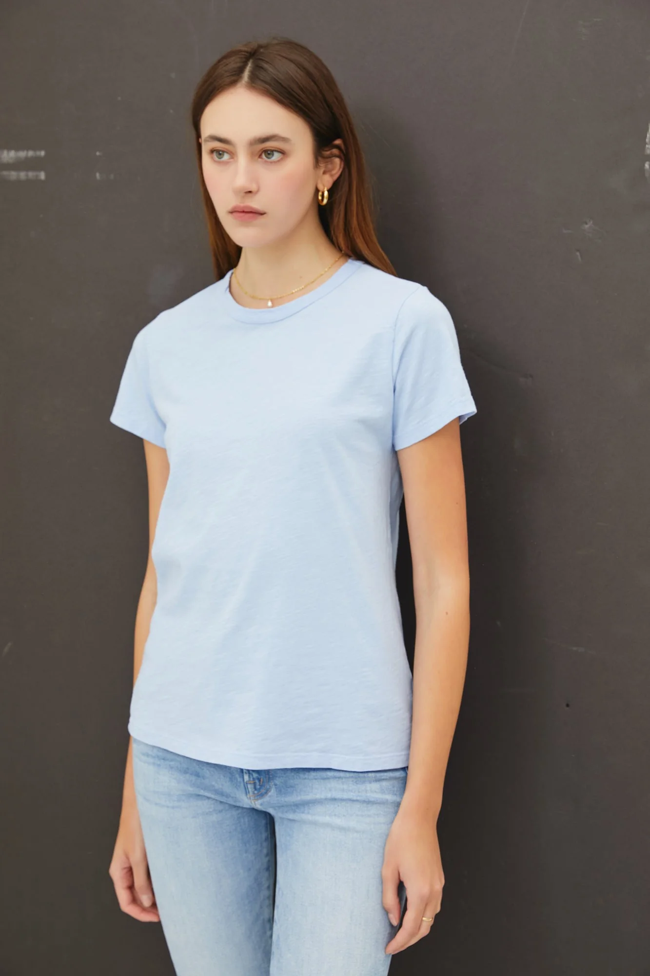 Ginny Garment Dyed Slub Tee - Image 10