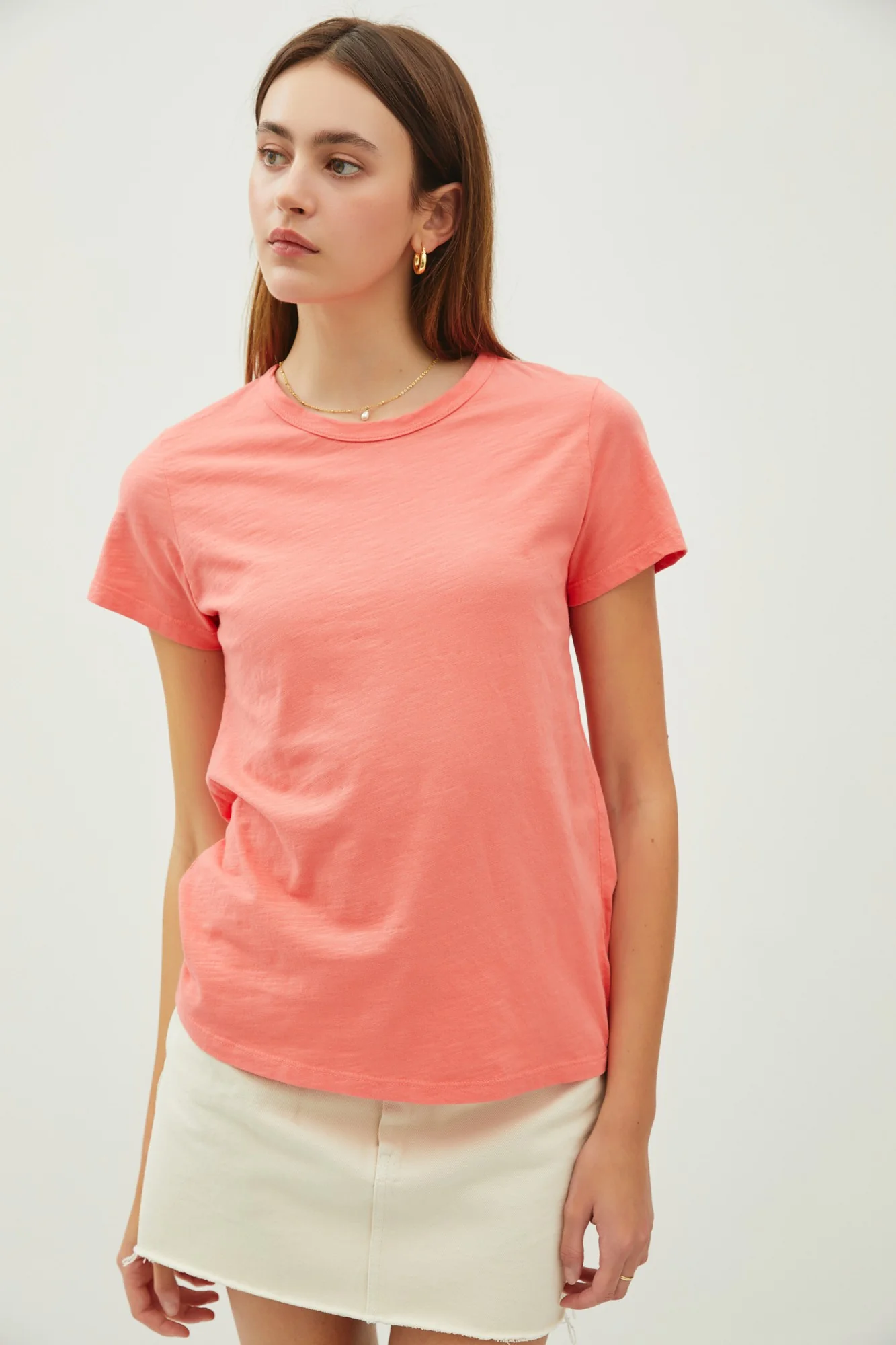Ginny Garment Dyed Slub Tee - Image 11