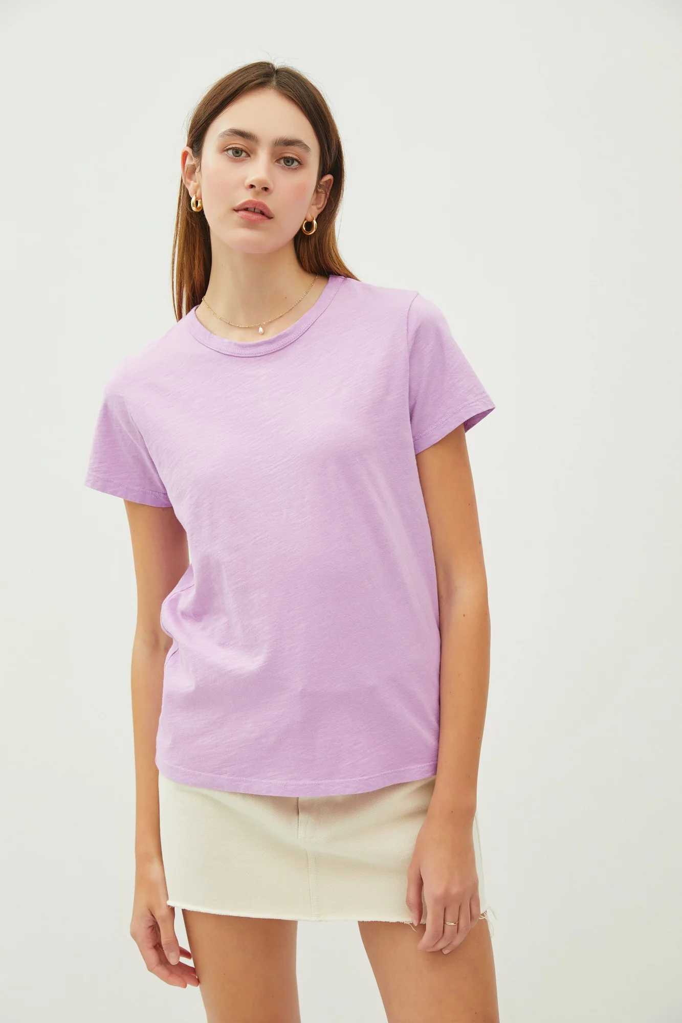 Ginny Garment Dyed Slub Tee - Image 14