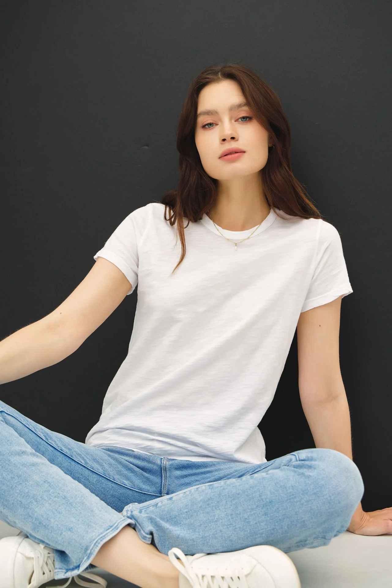 Ginny Garment Dyed Slub Tee - Image 21