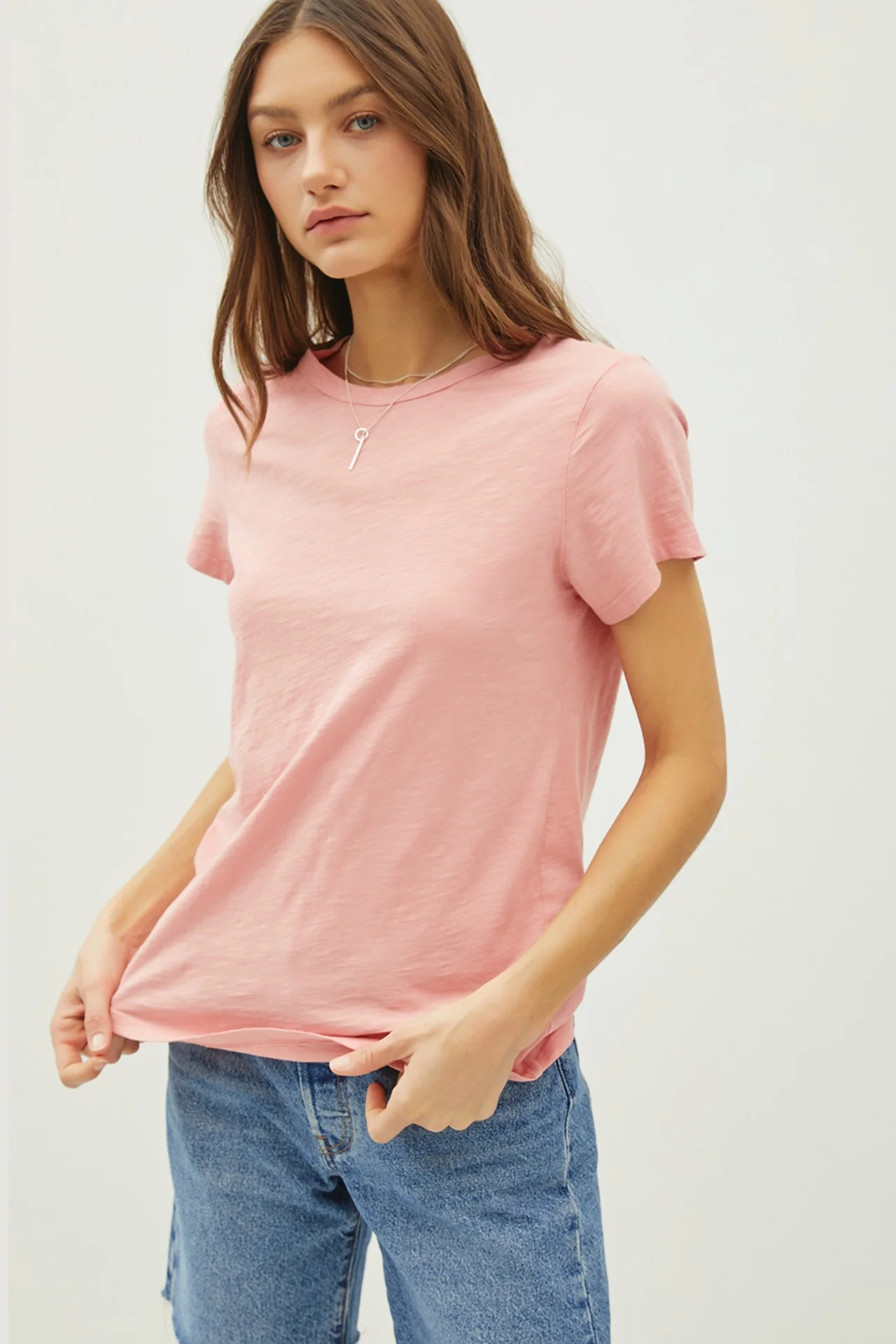 Ginny Garment Dyed Slub Tee - Image 24