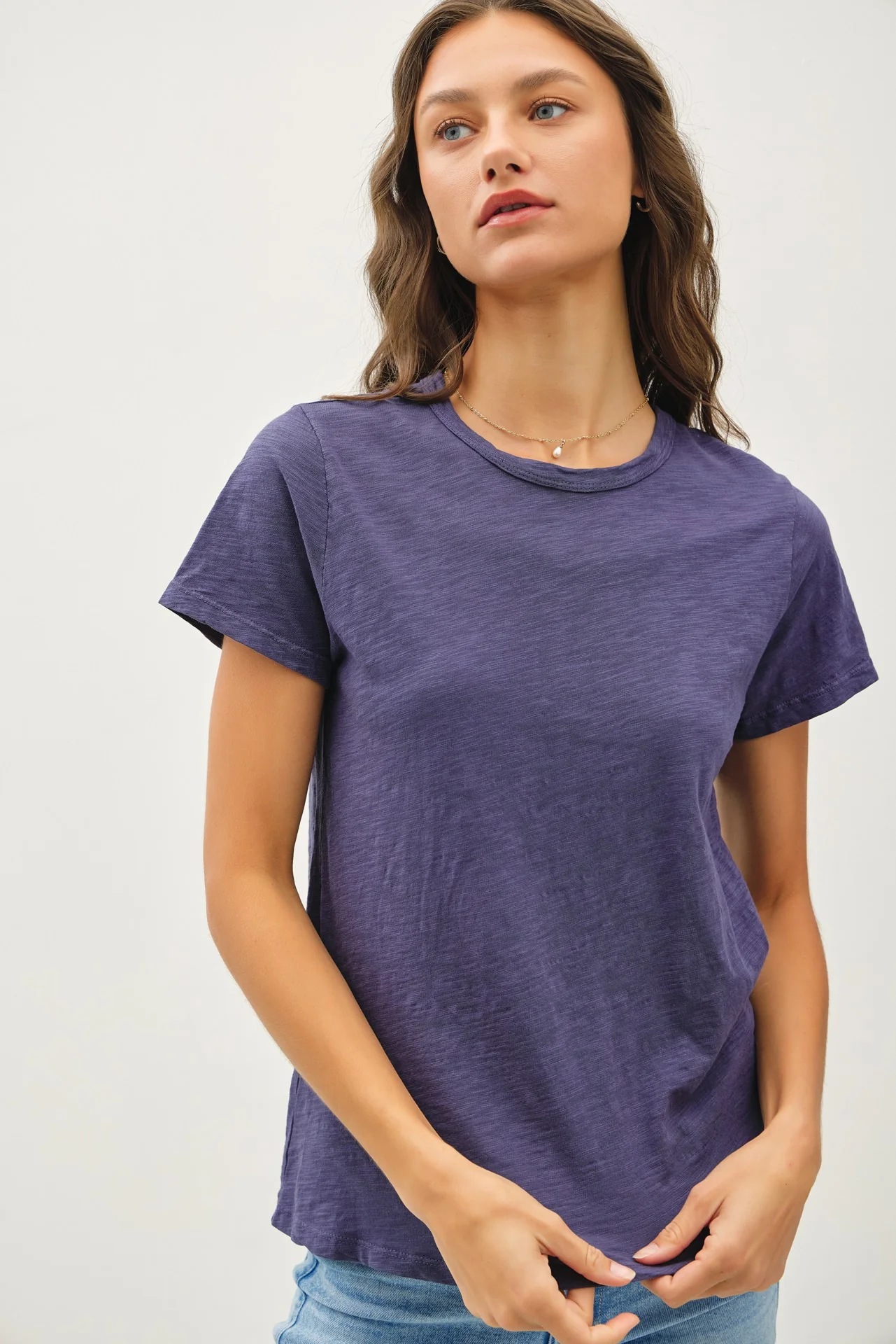 Ginny Garment Dyed Slub Tee - Image 25