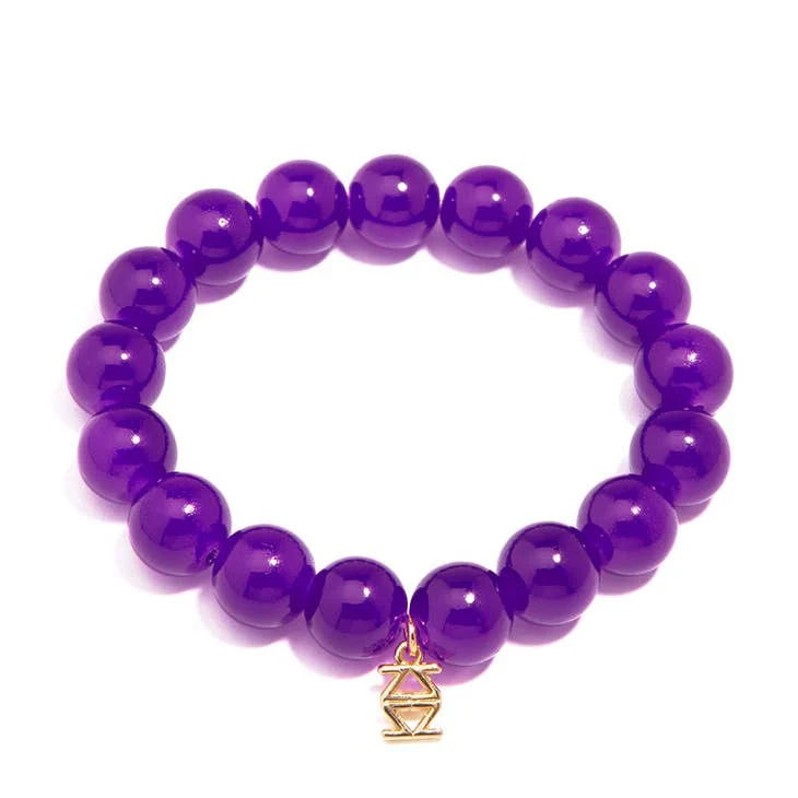 Glass Bead Stretch Bracelet - Image 9