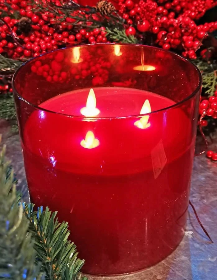 Glass Candle 3 Head