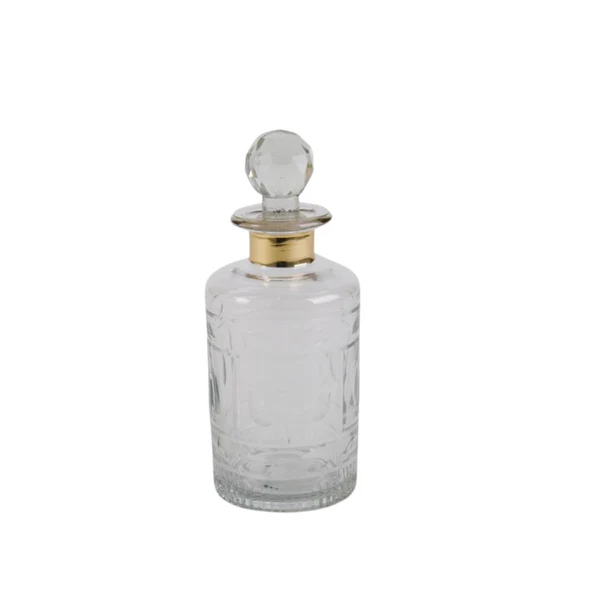 Glass Decanters W/Gold Trim - Image 8