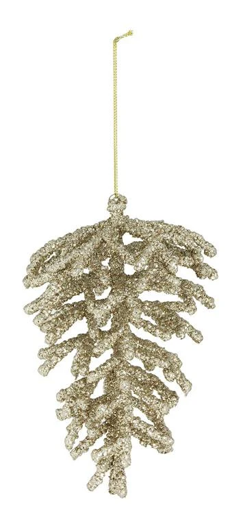 Glittered Hang Pinecone Gold - Image 4