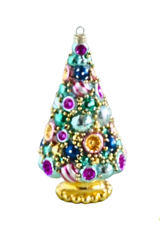 Glitterville Golden Grandeur Tree Ornament SOLD INDIVIDUALLY - Image 3