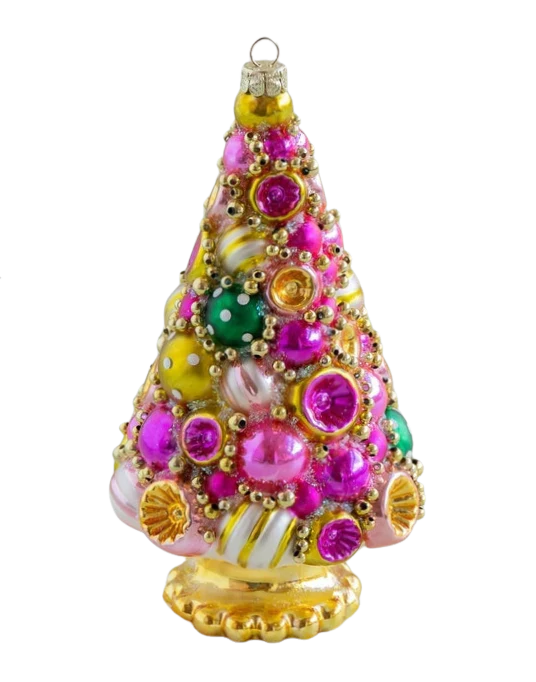 Glitterville Golden Grandeur Tree Ornament SOLD INDIVIDUALLY - Image 4