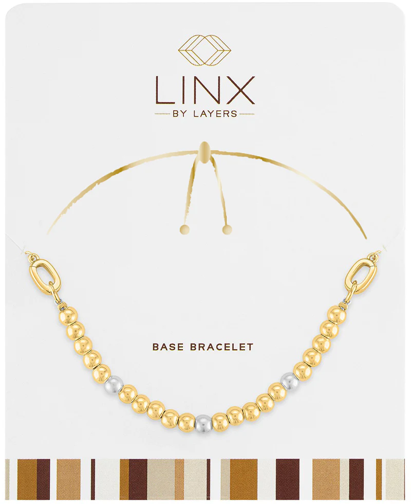 Gold Ball & Pearl Base Bracelet - Image 2