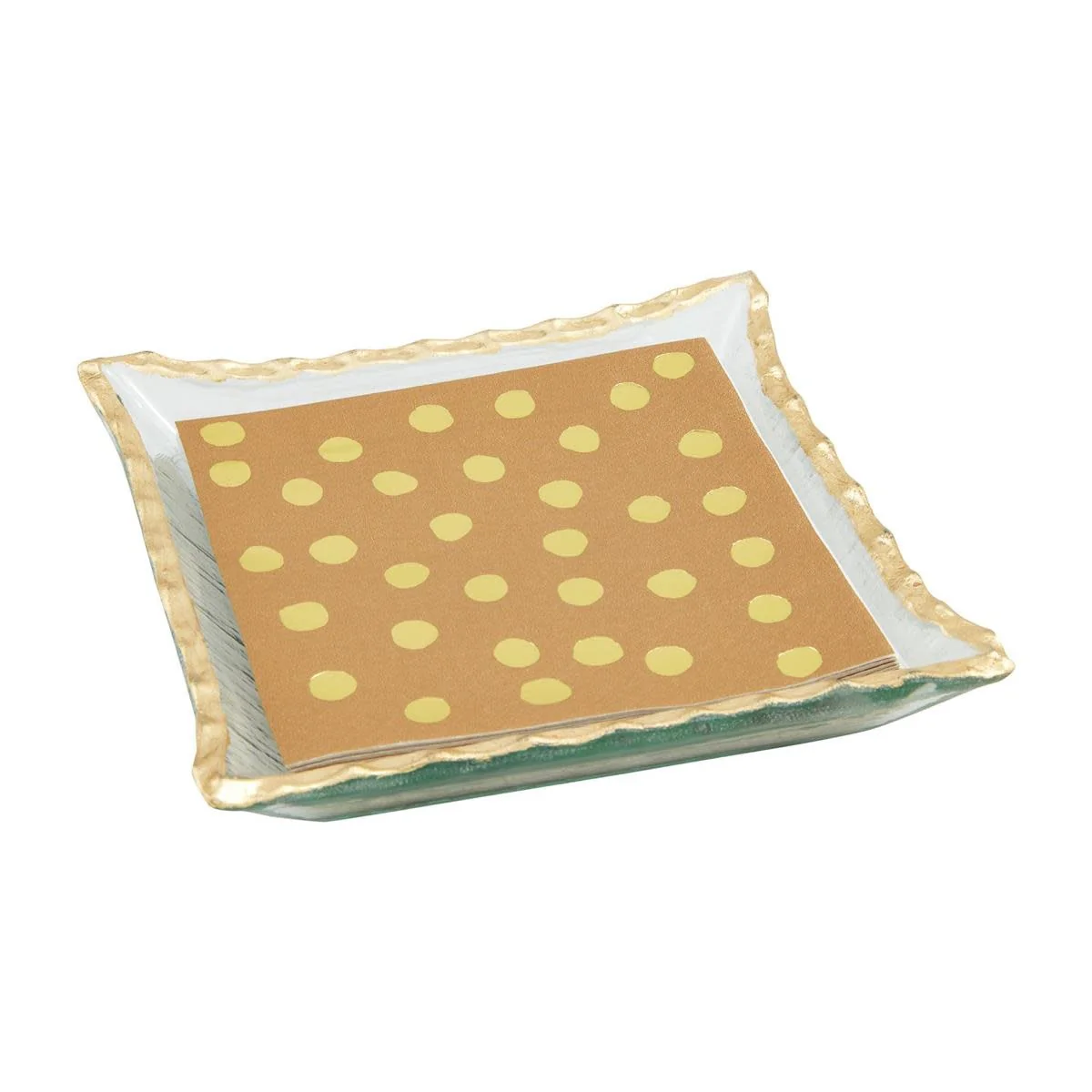 Gold Edge Napkin Caddy Set - Image 3