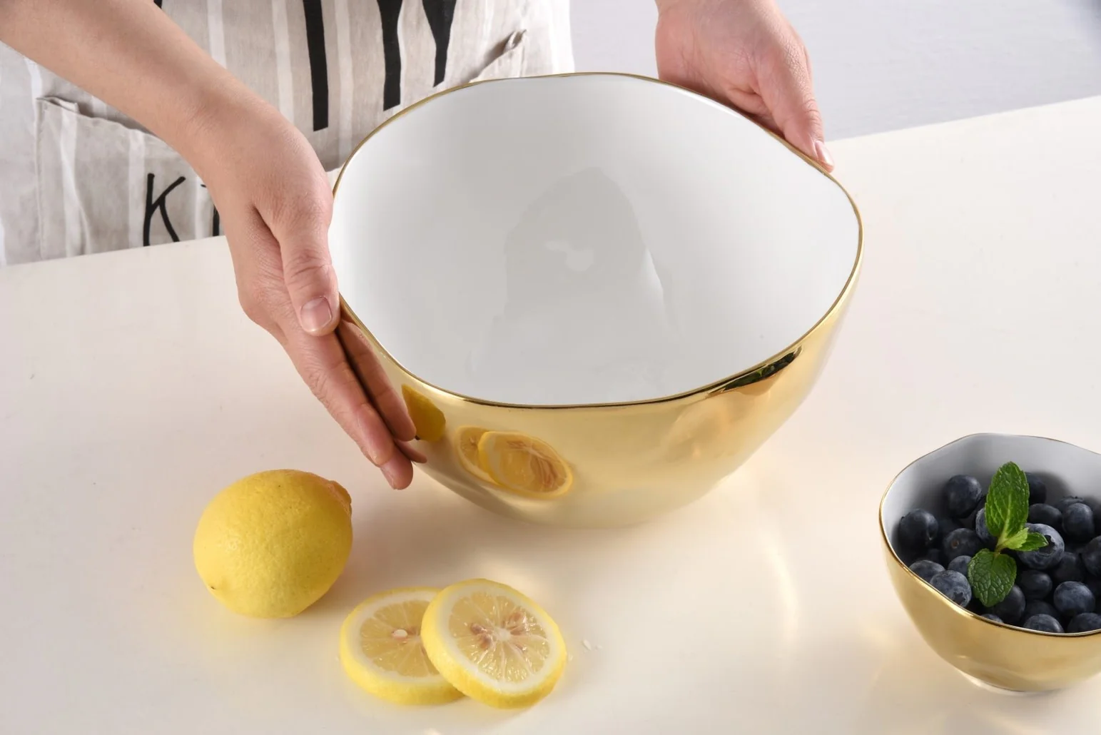 Gold Large Bowl - Image 3