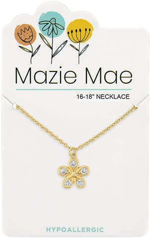 Gold Mazie Mae Necklace - Image 3