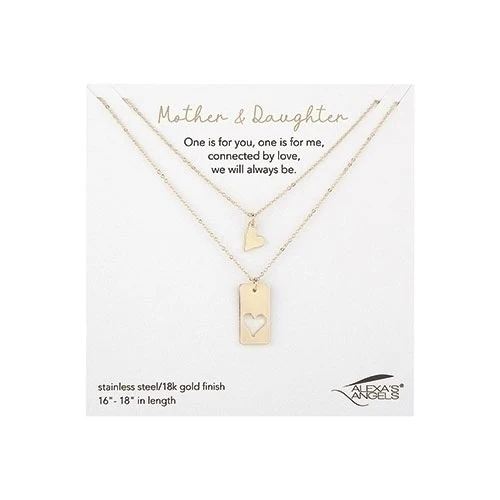 Gold Necklace Mom/Daughter - Sold as Set - Image 3
