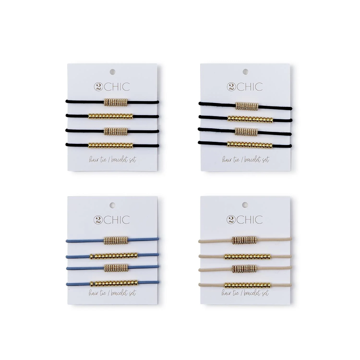 Gold Rush Elastic Hair Tie Bracelet - Image 4