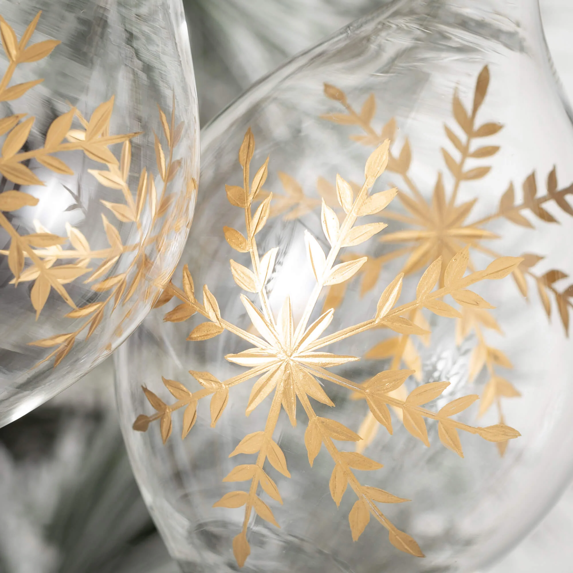 Gold Snowflake Onion Ornaments - Image 4