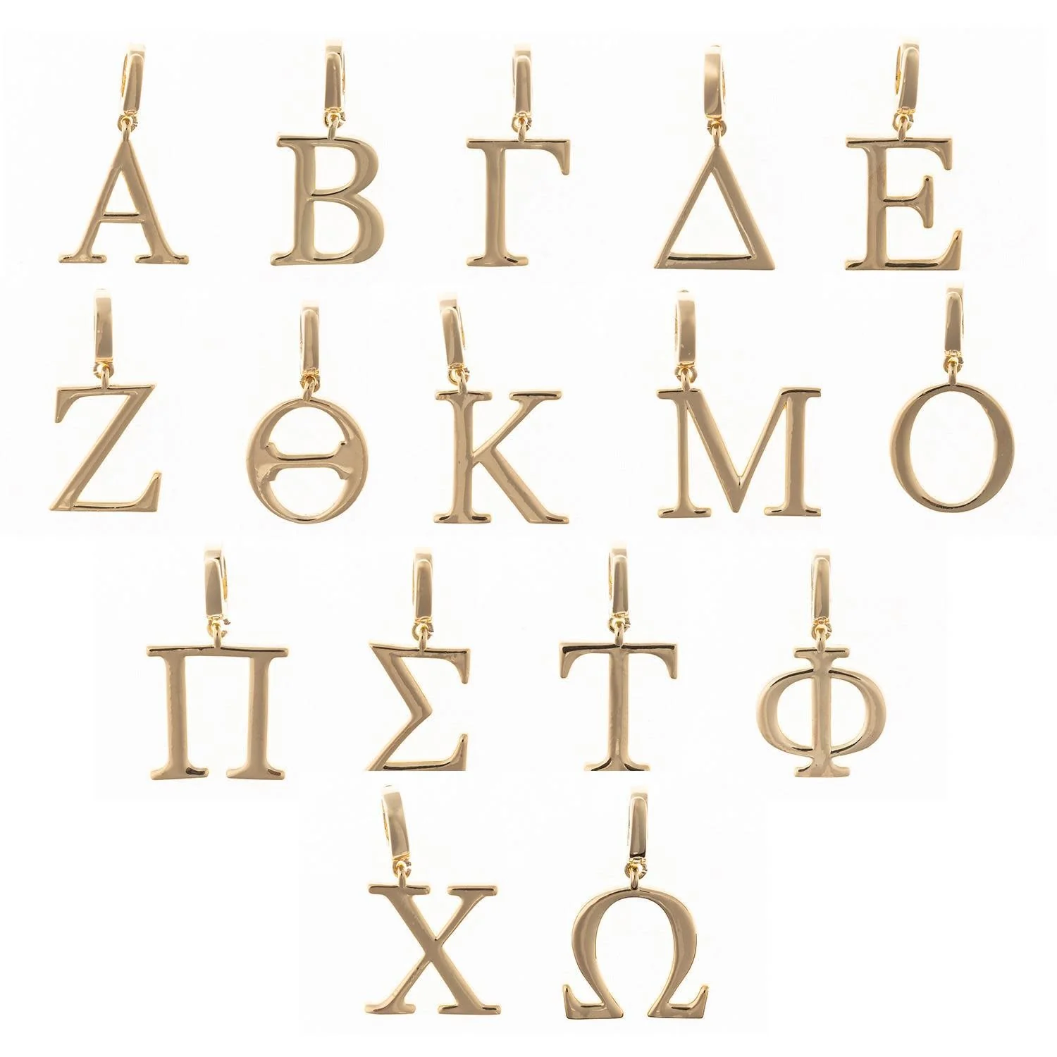 Greek Letter Charm