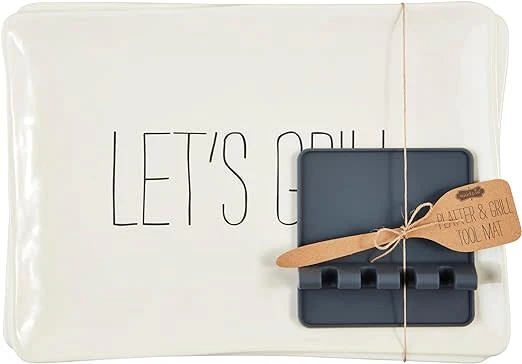 Grill Platter & Tool Mat - Sold as Set