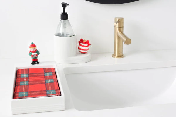 Guest Towel Holder - Pinstripes - Image 2